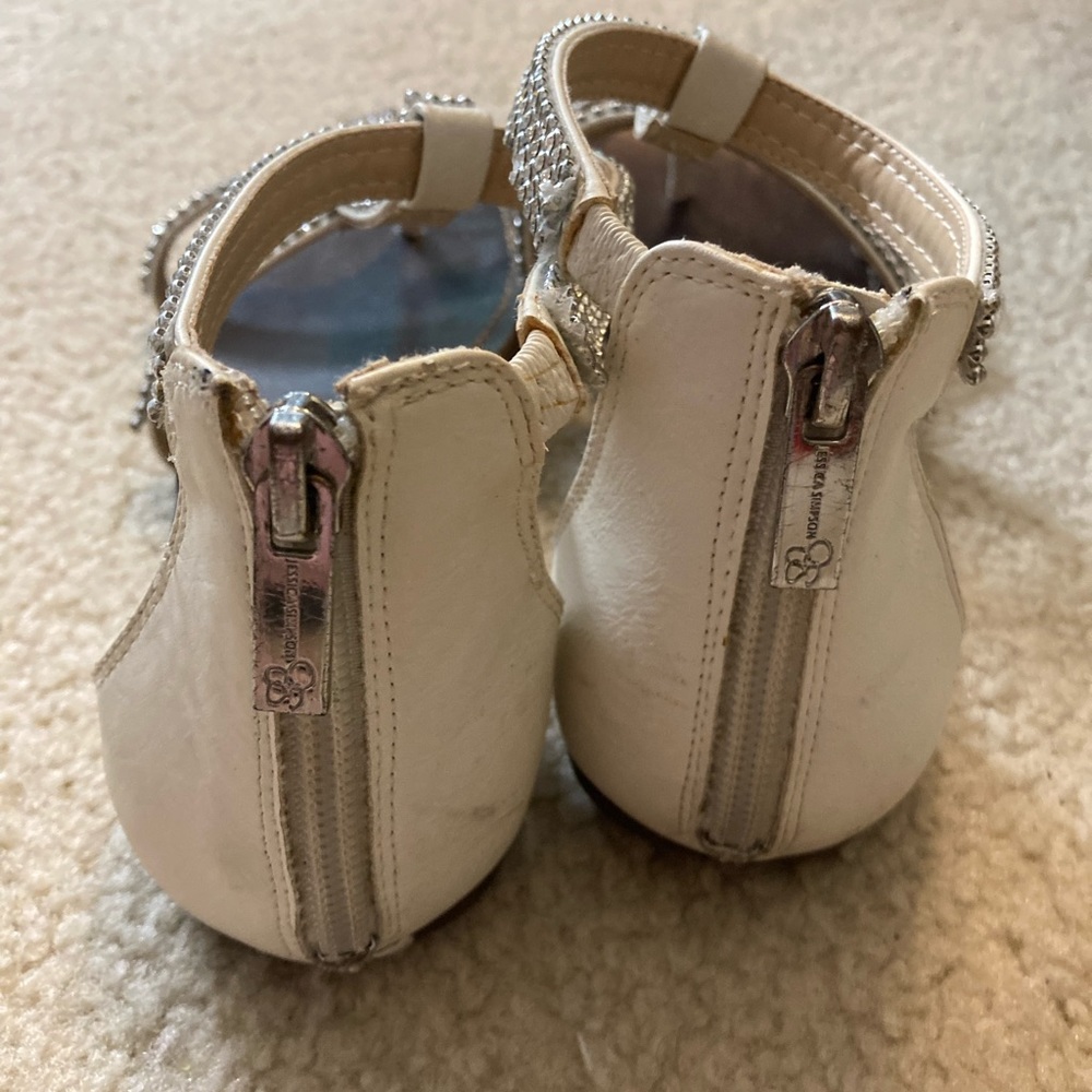 Jessica Simpson Sparkle Sandals Size 8 - Picture 3 of 6